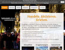 Tablet Screenshot of helmstedtaktuell.de
